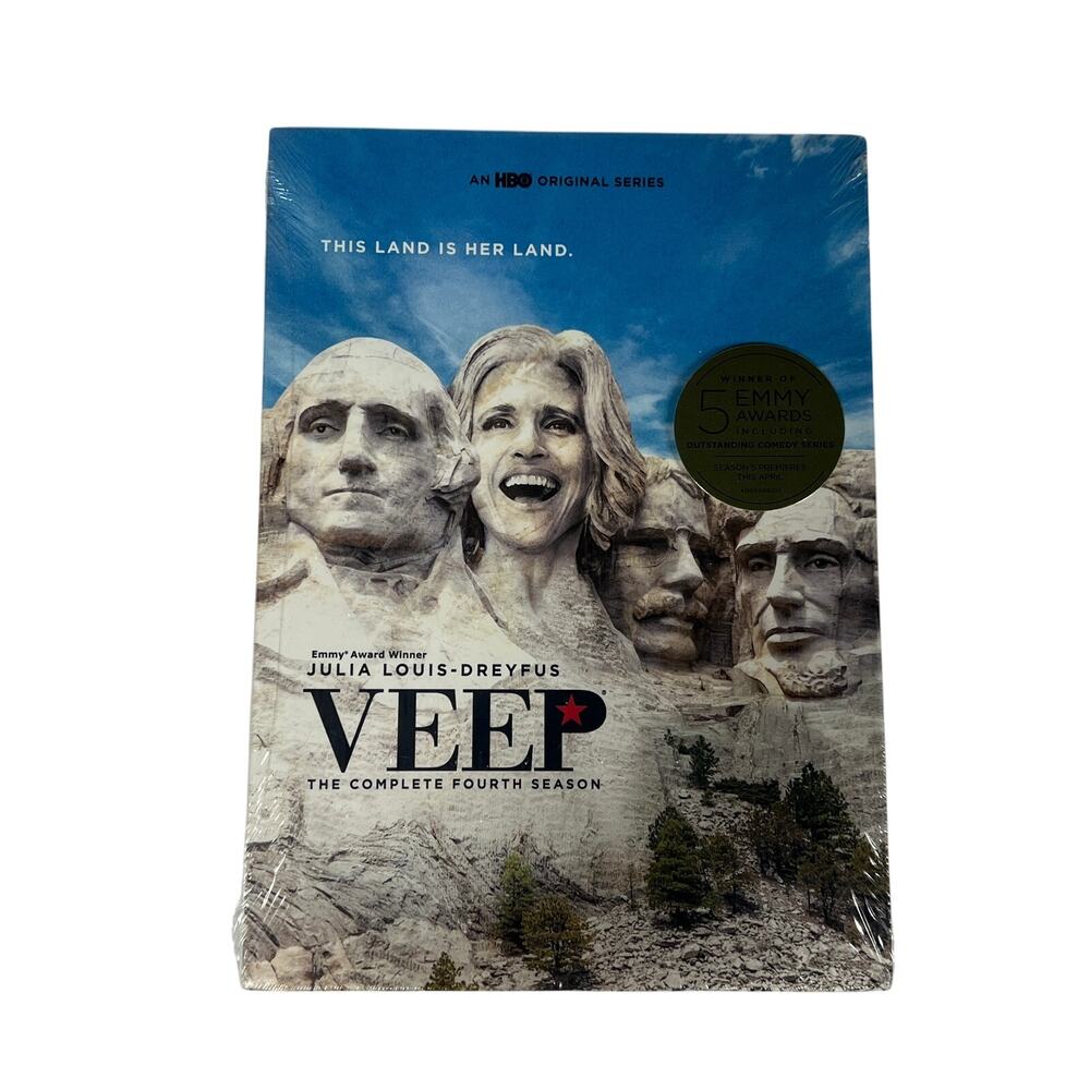 VEEP Complete Fourth Season DVD HBO Julia Louis Dreyfus 2 Disc Set NEW Sealed